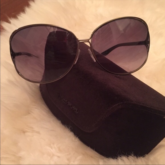 Tom Ford Accessories - Tom Ford Clemence 65mm Bronze Oversized Sunglasses